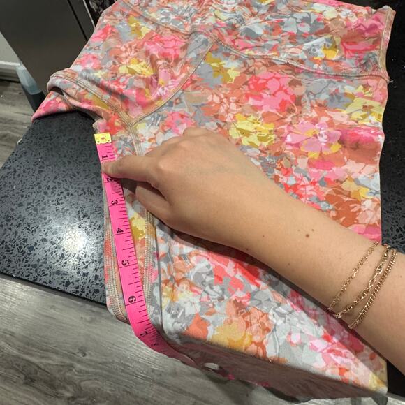 Lululemon Align 25” Inflorescence Multi High Rise Leggings Women’s Size 6 GUC - Picture 10 of 12